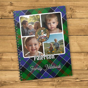 Paterson-Familien-Fotocollage Notizblock