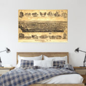 Paterson, New Jersey (1880) Leinwanddruck (Insitu (Schlafzimmer))