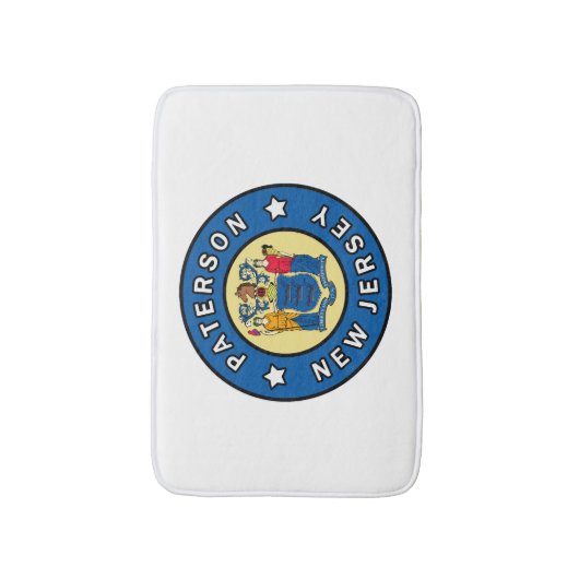 Paterson New Jersey Badematte (Vorderseite Vertikal)