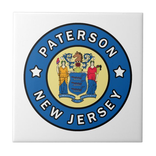 Paterson New Jersey Fliese (Vorderseite)