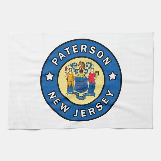 Paterson New Jersey Geschirrtuch (Horizontal)