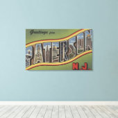Paterson, New Jersey - Große Buchstabenszenen Leinwanddruck (Insitu (Holzboden))