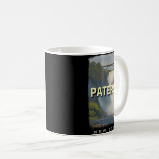 Paterson New Jersey Nj Waterfall Wonderland Sd617 Kaffeetasse (VorderseiteRechts)