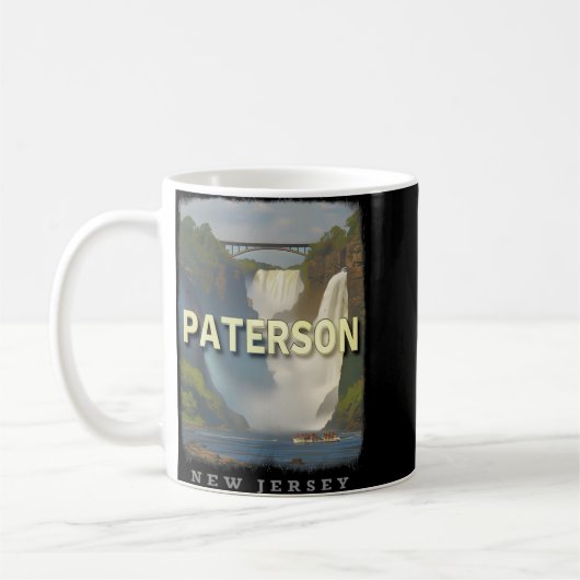 Paterson New Jersey Nj Waterfall Wonderland Sd617 Kaffeetasse (Links)