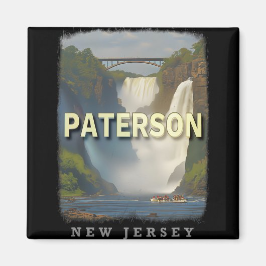 Paterson New Jersey Nj Waterfall Wonderland Sd617 Magnet (Vorne)