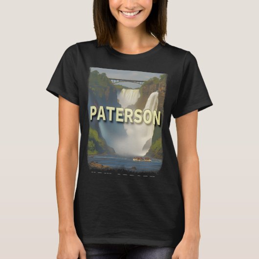 Paterson New Jersey Nj Waterfall Wonderland Sd617 T-Shirt (Vorderseite)