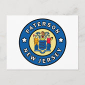 Paterson New Jersey Postkarte (Vorderseite)
