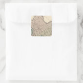 Paterson, New Jersey Quadratischer Aufkleber (Tasche)