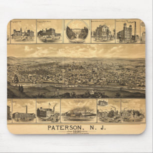 Paterson New Jersey Railroad Natürliche Sehenswürd Mousepad