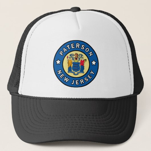 Paterson New Jersey Truckerkappe (Vorderseite)