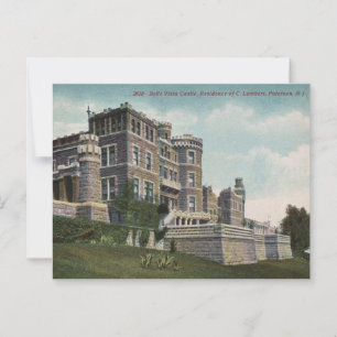 Paterson NJ, Lambert Castle, 1940er Jahre Ansicht Postkarte
