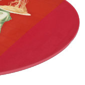 Pates Baroni Cappiello Vintage Werbung Schneidebrett (Ecke)