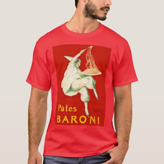 Pates Baroni Cappiello Vintage Werbung T-Shirt (Vorderseite)