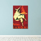 Pates Baroni Vintag PosterEurope Leinwanddruck (Insitu (Holzboden))