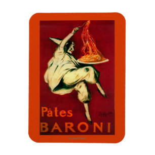 Pates Baroni Vintage PosterEuropa Magnet