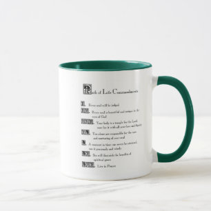 Path of Life Commandments Tasse