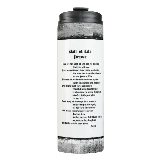 Path of Life Prayer Thermosbecher (Vorderseite)