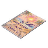 Path of Peace: Grace at Sunset Notizblock (Linke Seite)