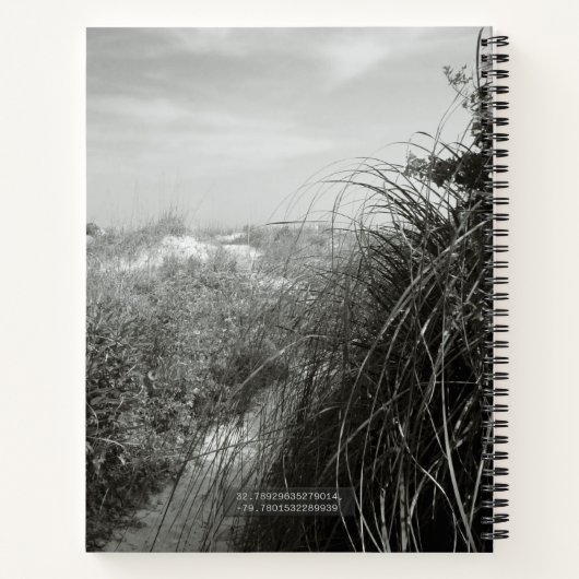 Path Through the Dunes | Rustic Beach Journal Notizblock (Rückseite)