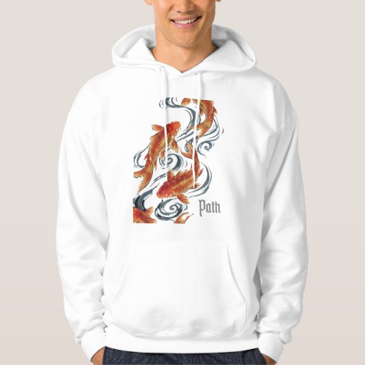 Path – Timeless Koi Symbol of Growth, Direction Hoodie (Vorderseite)