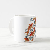 Path – Timeless Koi Symbol of Growth, Direction Kaffeetasse (Vorderseite Links)