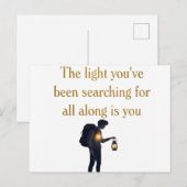 Path To Mindfulness And Success Collection Postkarte (Vorne/Hinten)