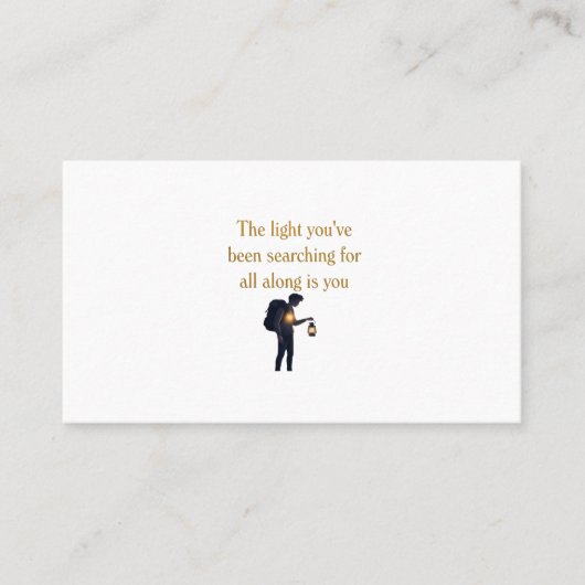 Path To Mindfulness And Success Collection Visitenkarte (Vorderseite)