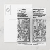 Pathelin und Draper und Pathelin Postkarte (Vorne/Hinten)