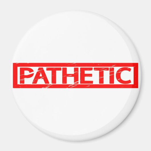 Pathetische Briefmarke Magnet (Vorne)
