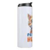 Pathetischer Mensch - Sarcastic Cat Design Thermosbecher (Nach links gedreht)