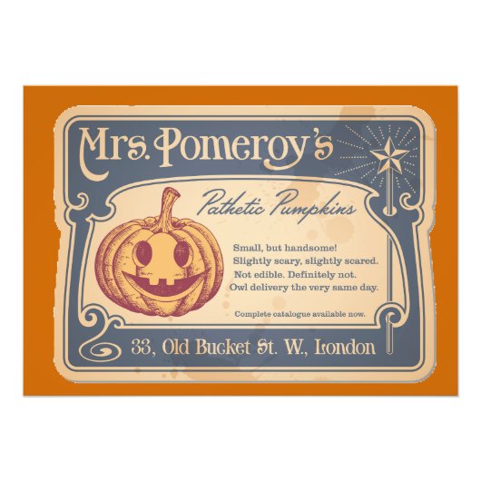 Päthetisches Pumpkins Foto Print (Vorne)