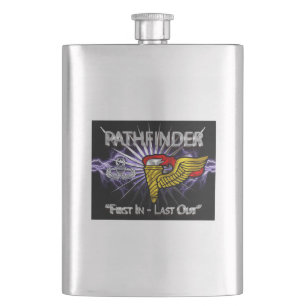Pathfinder-Abzeichen-„Erster rein, letzter raus“  Flachmann