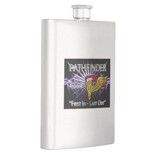 Pathfinder-Abzeichen -"First in Last Out" Flachmann (Rechts)