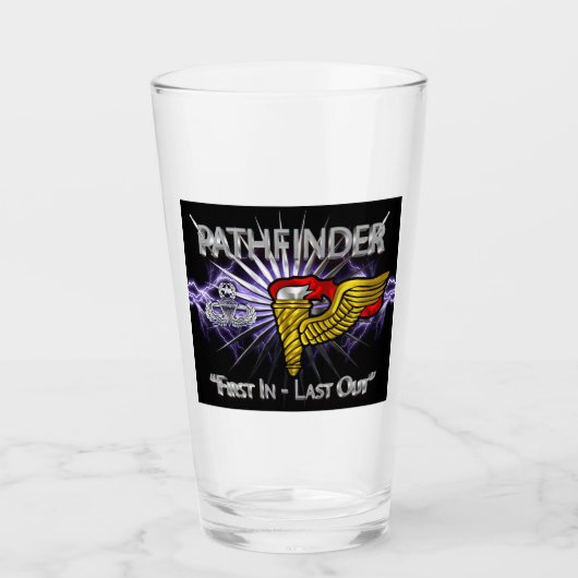 Pathfinder-Abzeichen -"First in Last Out" Glas (Vorderseite)