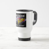 Pathfinder-Abzeichen -"First in Last Out" Reisebecher (VorderseiteRechts)