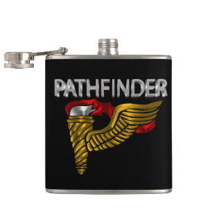 Pathfinder-Abzeichen- "Pathfinder"-Flasche Flachmann