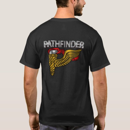 Pathfinder-Abzeichen-"Pathfinder"-Text T-Shirt (Rückseite)