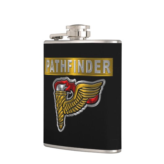 Pathfinder Badge- “Pathfinder” Flask Flachmann (Links)