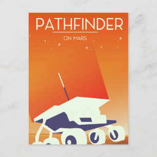 Pathfinder in Mars Art Postkarte