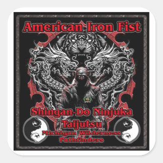 Pathfinder neues Logo Quadratischer Aufkleber