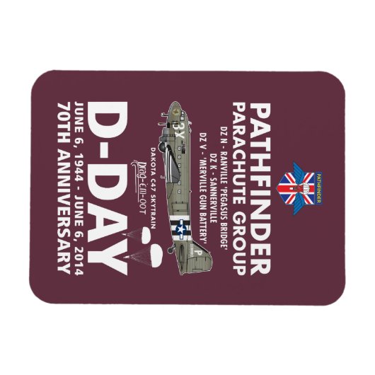 PATHFINDER PARACHUTE GROUP MAGNET (Horizontal)