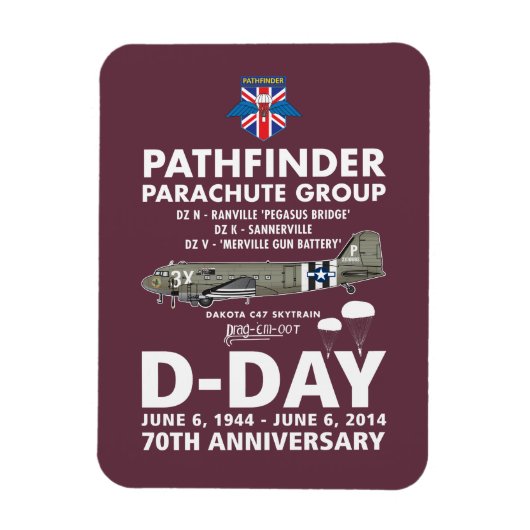 PATHFINDER PARACHUTE GROUP MAGNET (Vertikal)