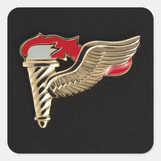 Pathfinder Quadratischer Aufkleber (Vorderseite)