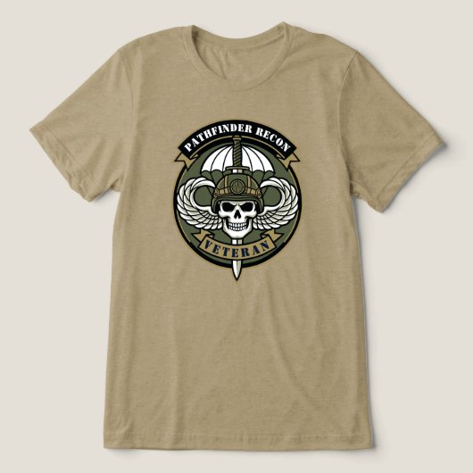 Pathfinder Recon Veteran Tri-Blend Shirt (Design Vorderseite)