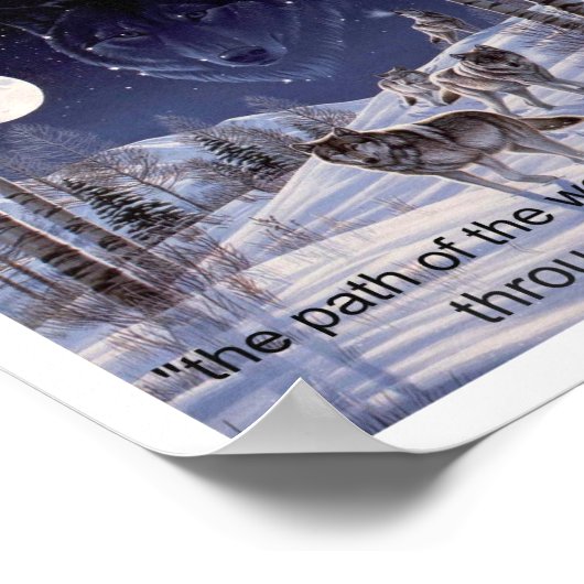 Pathofwolf Poster (Ecke)