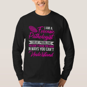 Pathologe Fingerprint forensische forensische Medi T-Shirt