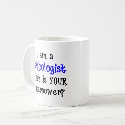 Pathologe Kaffeetasse (Vorderseite Links)