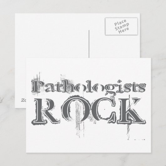 Pathologen Rock Postkarte (Vorne/Hinten)
