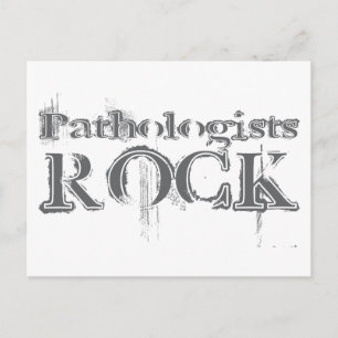 Pathologen Rock Postkarte