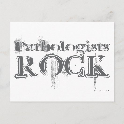 Pathologen Rock Postkarte (Vorderseite)